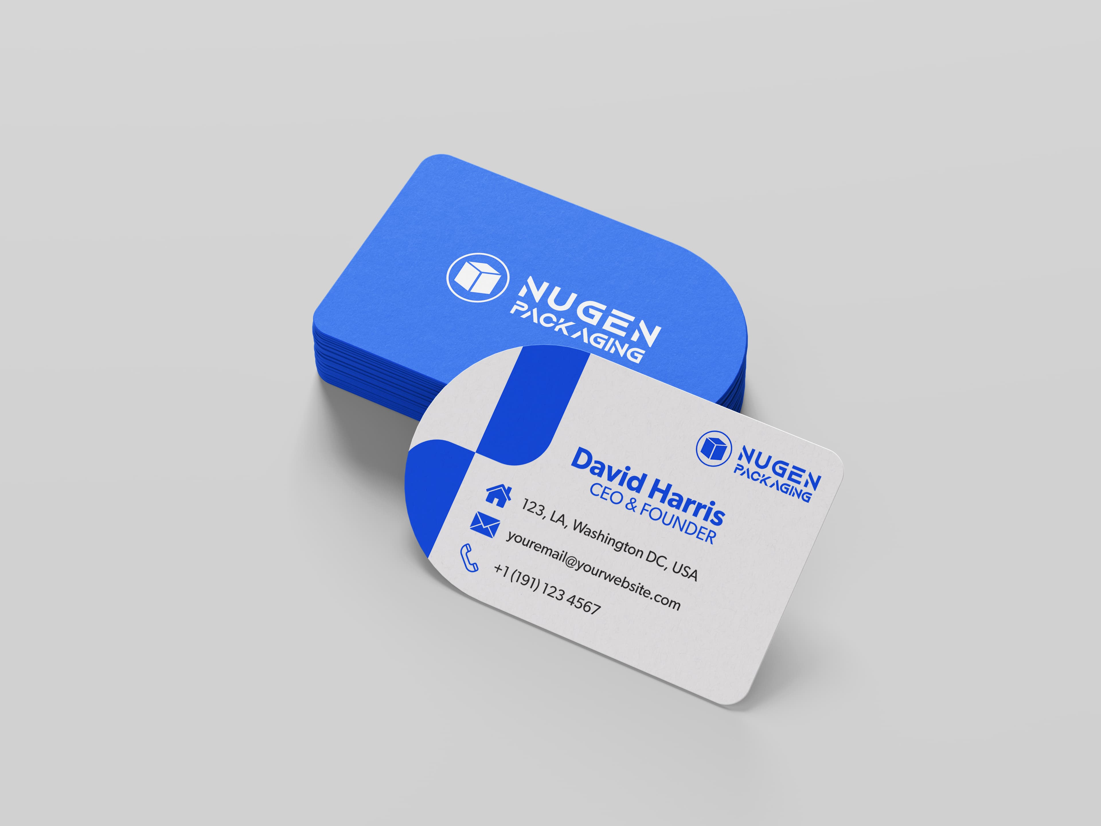 Custom Shape Business Cards