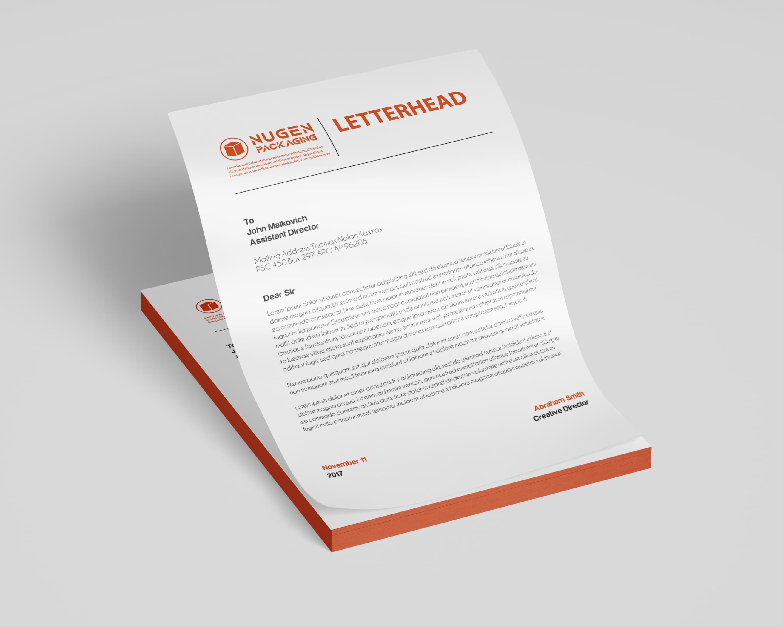 Letter head