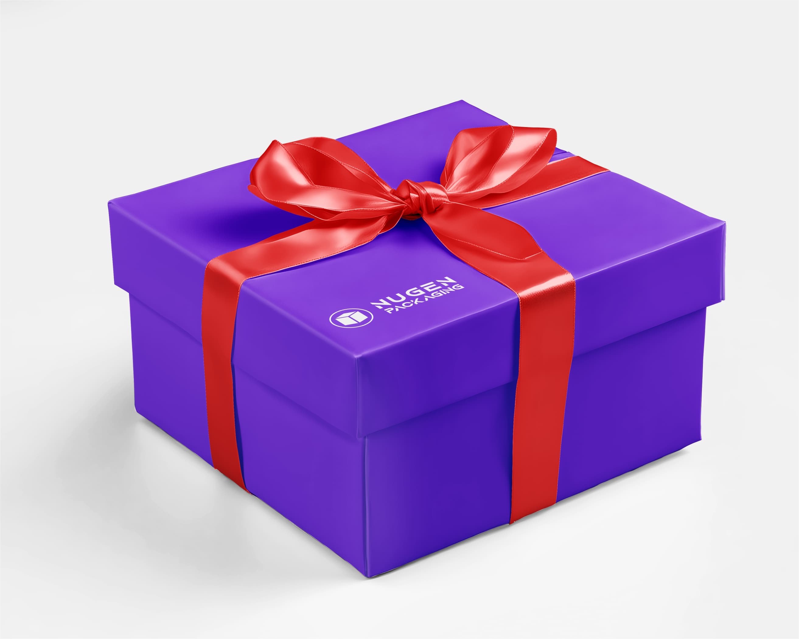 SBS Gift Box With Ribbon Top Bottom Box