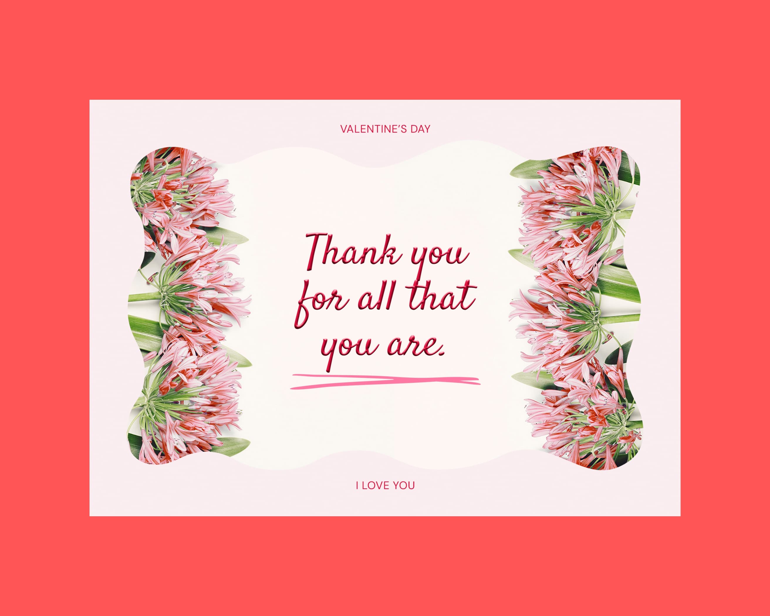 UV + Emboss Thank You Card