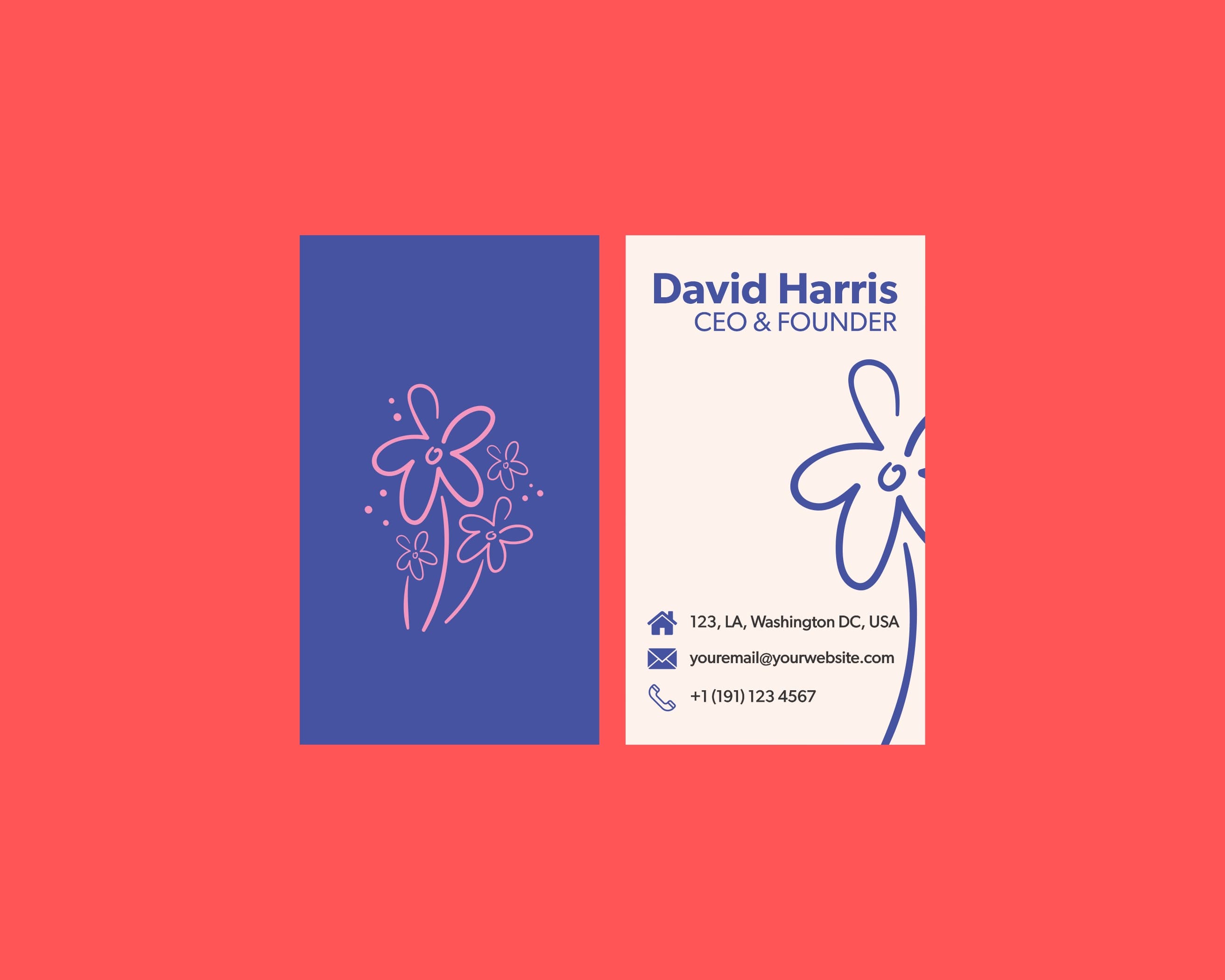 Vertical Business Card