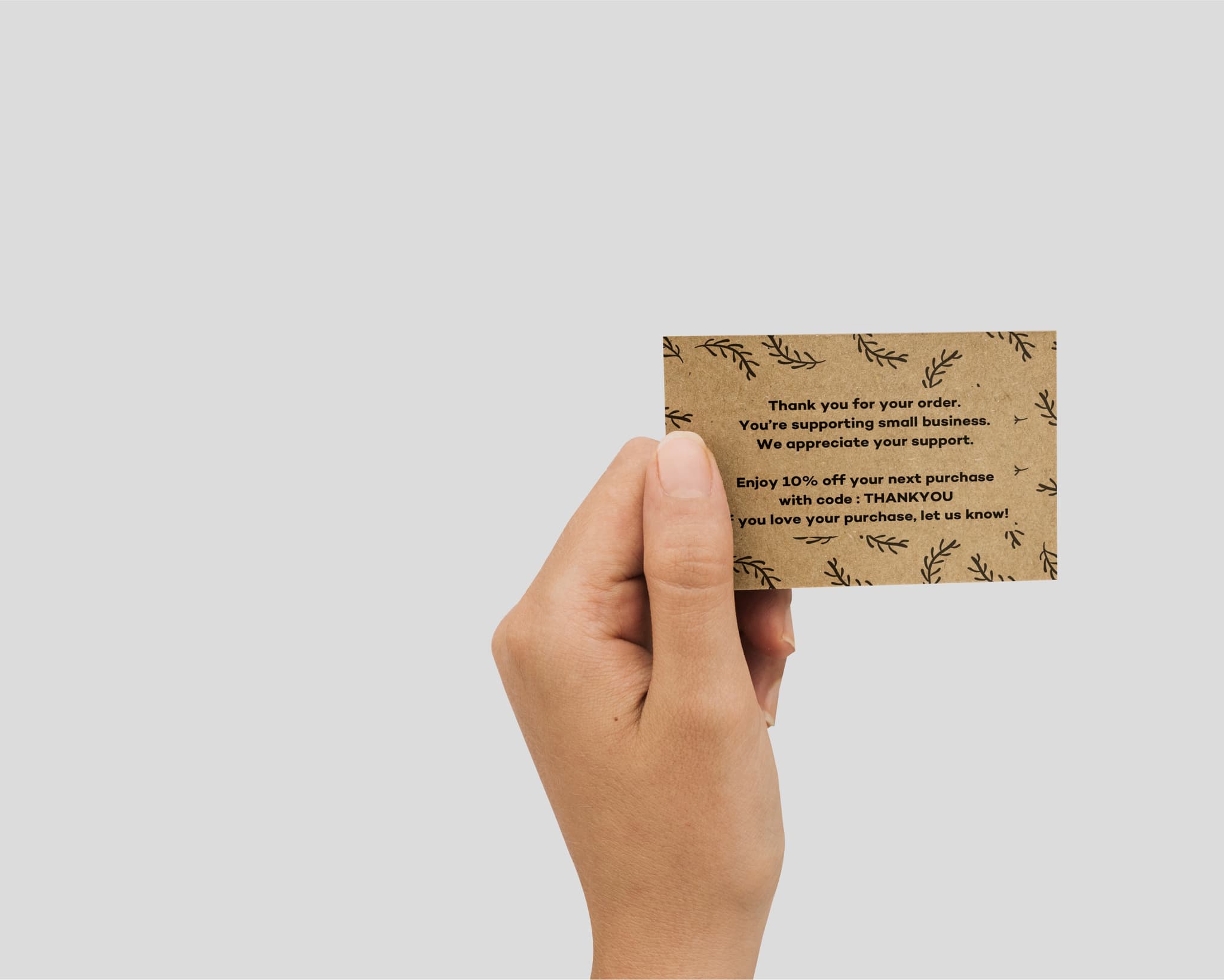 Premium Thank You Cards